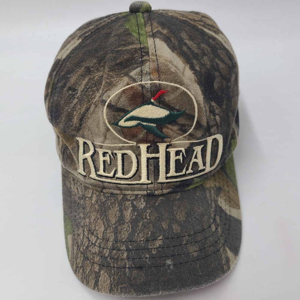 Youth RedHead Hat Snapback Brown Green Camo Hunting Fishing Outdoors Logo Casual